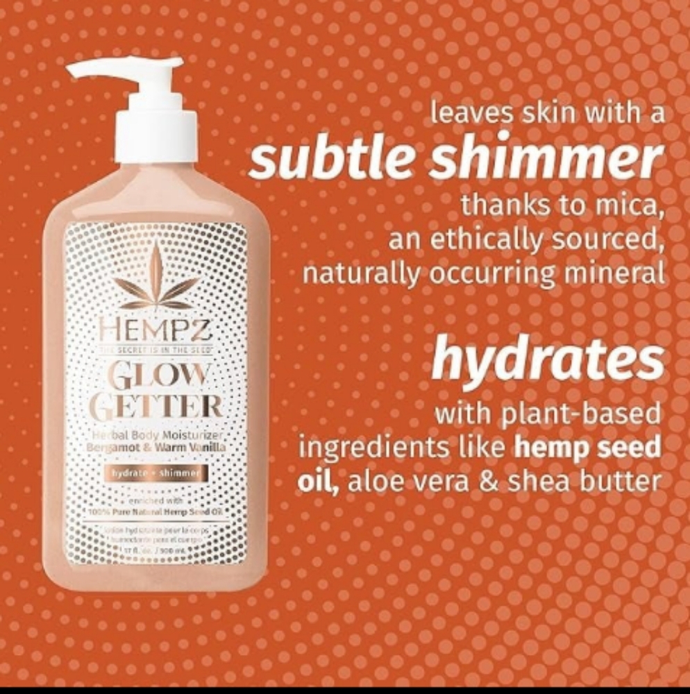Hempz Glow Getter Herbal Body Moisturizer